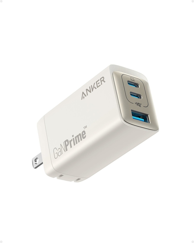 Anker USB C Charger, Anker 735 GaN Prime 65W, 3-Port Fast Compact Foldable Wall Charger for MacBook Pro/Air, iPad Pro, Galaxy S22/S21, HP Spectre, Note 20/10+, iPhone 14/Pro, Pixel, and More5