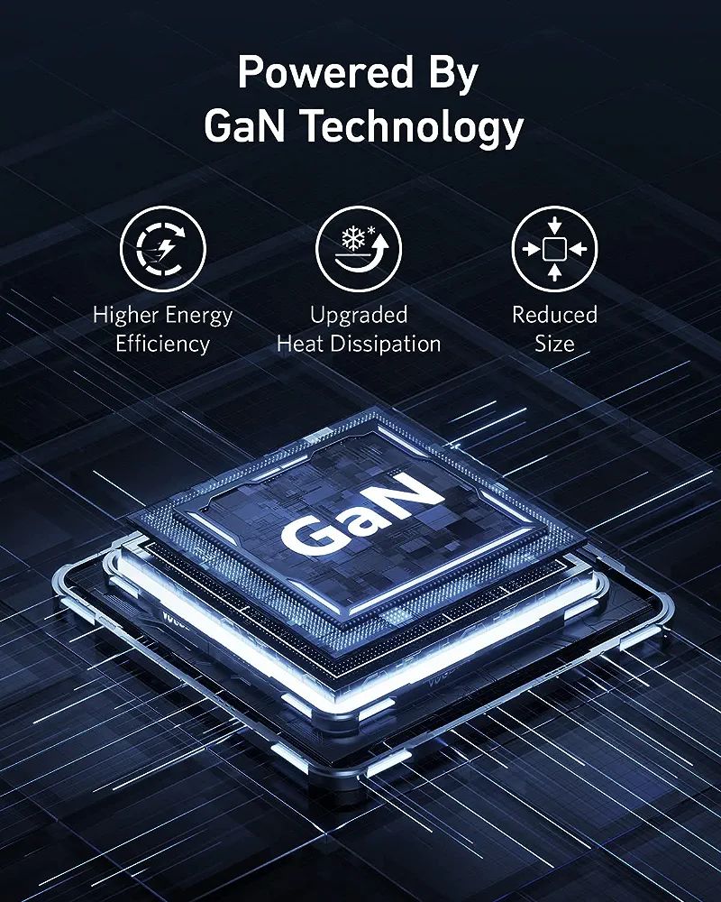 Anker GaN 140 Watt USB C 717 Charger , PD 3.1 PPS Laptop Charger for MacBook Pro 16, MacBook Air, iPad Pro, Galaxy S23/S22/S21, Dell XPS 13, Note 20/10+, iPhone 13/Pro, Pixel, and More