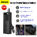 BASEUS Car Inverter Type-C USB AC Socket Car Charger 150W Digital Display Power Station 220V CNEU Plug Black by Honestime