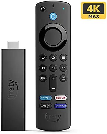 Amazon Fire TV Stick 4K Max streaming device, Wi-Fi 6, Alexa Voice Remote (includes TV controls)