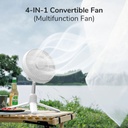 JISULIFE FA37 Retractable Ceiling Fan USB Ceiling Fan