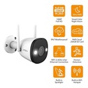 Bullet 2E 4MP Colorful world, even at night  Human Detection | Smart Color Night Vision | Built-in Mic | IP67 Weatherproof | Built-in Spotlight | Dual Antennas and MIMO | Soft AP Mode | Cloud Storage