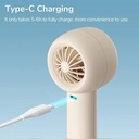 Jisulife Turbine Fa42 Super Mini Turbo Handheld Rechargeable Fan