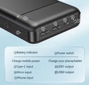 REMAX RPP-167 30000MAH LANGO SERIES SAFE & RELIABLE 2.1A POWER BANK 3 INPUTS 2 OUTPUTS LED INDICATOR
