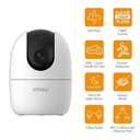 Imou Ranger 2 IP Camera Smart Night Vision WiFi IP CCTV Wireless Camera with Super Resolution for Enhanced Surveillance