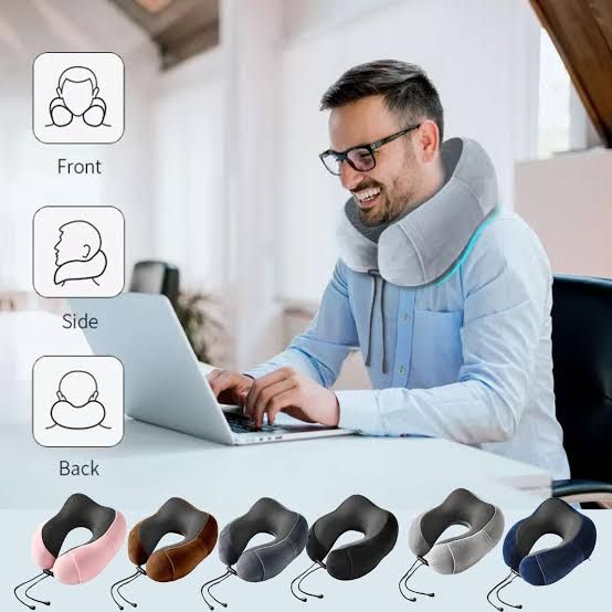XIAOMI MIJIA LEFAN Premium Smart Memory Foam Travel Neck Pillow Neck Massager Ergonomic Design Super Comfortable 1 Charge 15 days Run