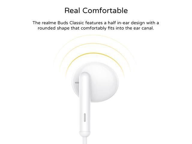 Realme Official Buds Classic Type-C Half In-Ear Earphones