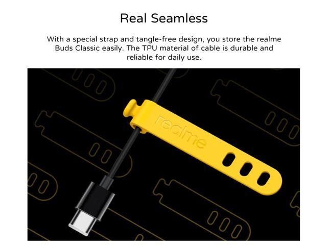 Realme Official Buds Classic Type-C Half In-Ear Earphones