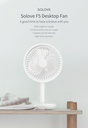 Xiaomi Eco chain Top selling  SOLOVE F5 5W USB by  Mini Mute Desktop Stand Fan  solove f5 5w usb