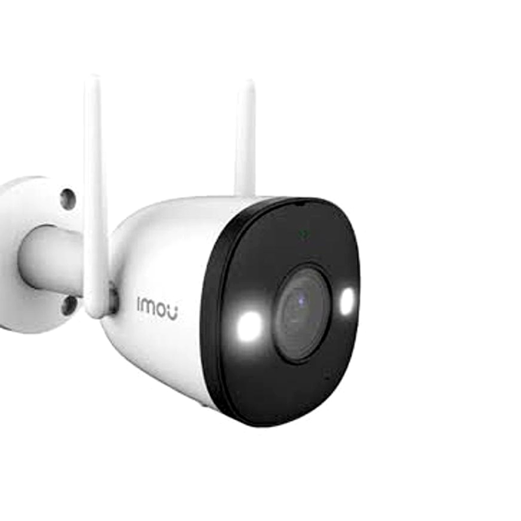 Dahua Imou Bullet 2E Smart Water Proof Night Vision, Sound Mic, Audio, 2 Antena 2 Mp Wifi Ip Camera Expandable Storage With Replacement Warranty