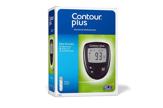 Contour Plus Blood Glucose Monitoring System, Diabetics Test Machine