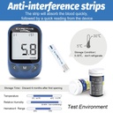 USA EXACTIVE VITAL GLUCOSE METER Honstime with 10 Free Strips - USA's Best Blood Sugar Glucometer with 5 Years Full Replacement Warranty
