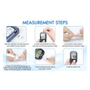 USA EXACTIVE VITAL GLUCOSE METER Honstime with 10 Free Strips - USA's Best Blood Sugar Glucometer with 5 Years Full Replacement Warranty