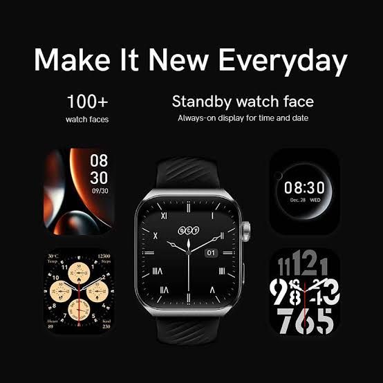 QCY Smart Watch GS2 AMOLED Calling Smartwatch by Honestime International