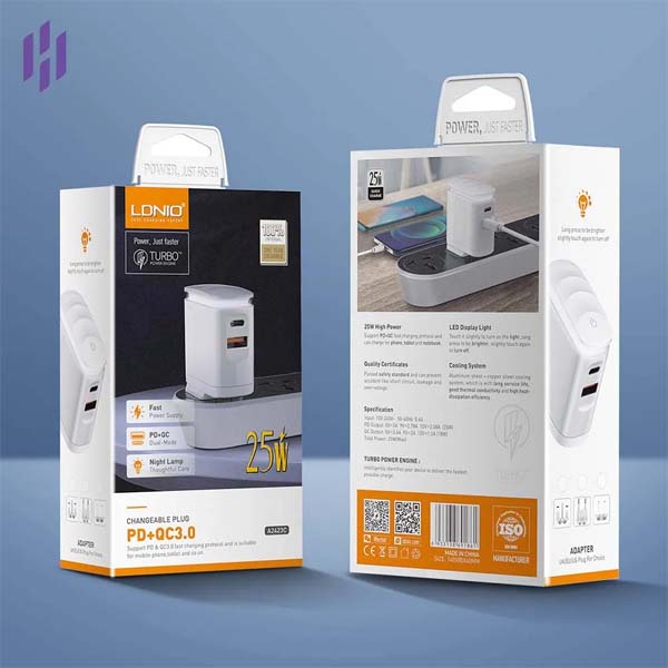 LDNIO A2423C Mobile Phone Charger Adapter 25W