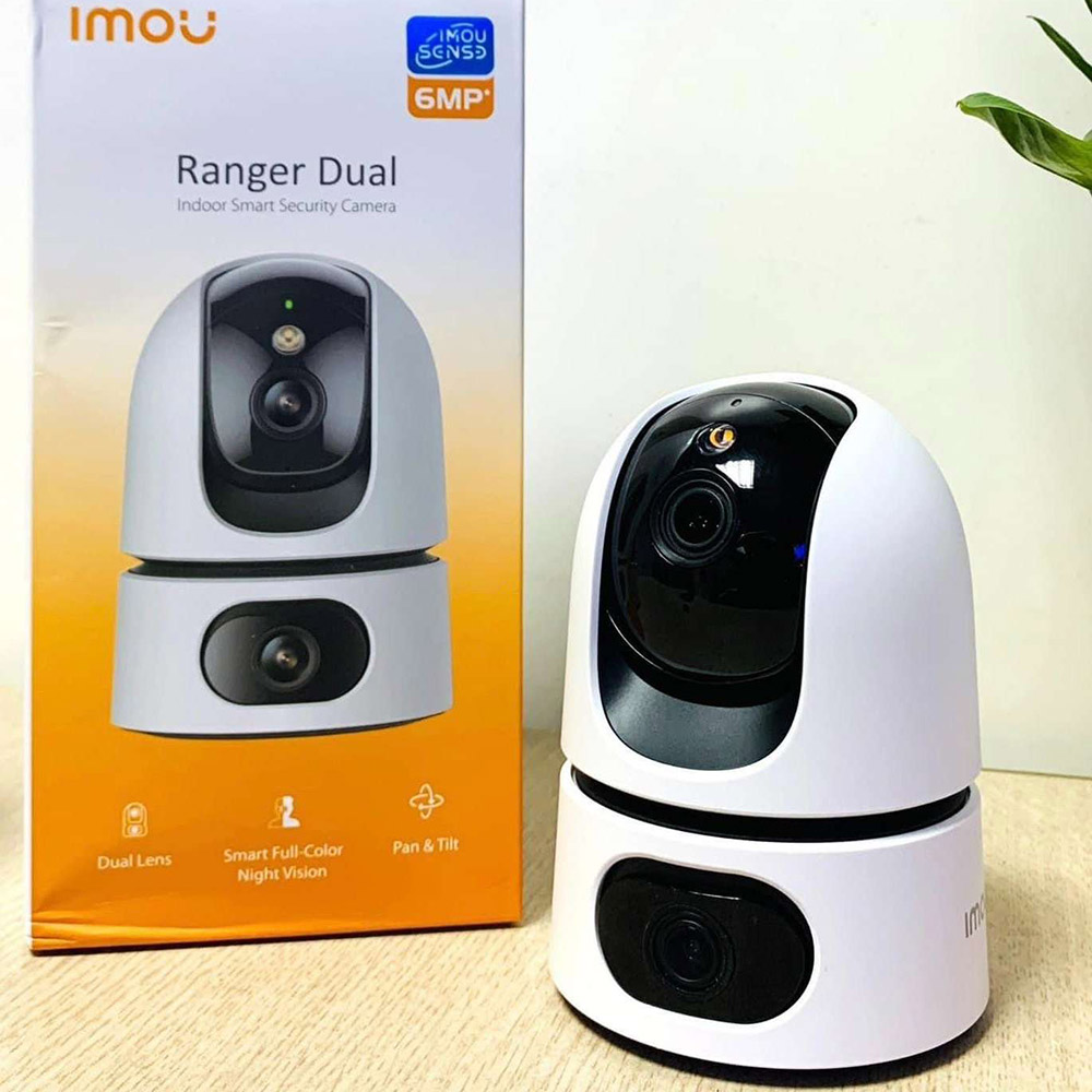 Ranger Dual 6MP | Smart Full-color Night Vision | Wide View Dual Lens | IMOU SENSE® Dual-channel Human & Pet Detection Wi-Fi Camera