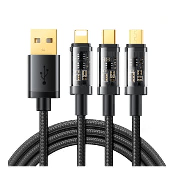 Joyroom 3in1 USB cable - USB Type C / Lightning / micro USB 3.5A