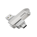 Hoco Metallic Pendrive 2 in 1 UD10 Wise Type-C USB3.0 High Speed Flash Drives (32Gb/64Gb/128Gb)