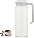 Coffee Thermos Carafe, 50 oz Stainless Steel Double-Walled Thermal Coffee Carafe Insulated Vacuum with Press Button Top Lid,24 Hour Heat Retention Carafes for Keeping Hot or Cold