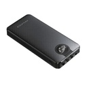 Awei P133K Portable 4 Built-in Cable Power Bank - 10000mAh - Black