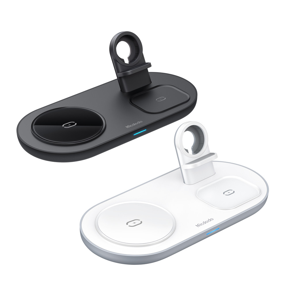 Mcdodo Mahsafe Magnetic Wireless Charger CH-706 3 In 1 Magsafe Pad For iPhone iWatch Airpod Pro
