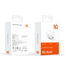 Mcdodo 20W 1C PD Fast ChargerModel : CH-400 Material : Fireproof PC