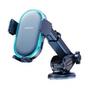 Joyroom JR-ZS299 Dual-Coil Wireless Car Charger + Dashboard Holder with LED