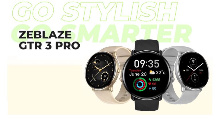 Zeblaze GTR 3 Pro Amoled Display Smart Watch Fitness & Wellness Smart Watch