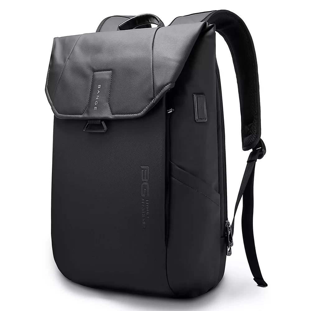 BANGE BG 2575 Anti Theft Backpack USB Charging Laptop Bag Waterproof Travel Bag
