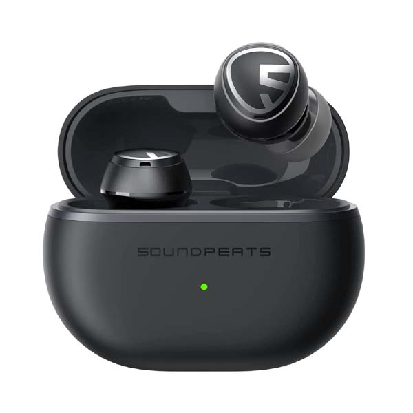 SoundPEATS Mini Pro Hybrid Active Noise Cancelling Wireless Earbuds, Bluetooth 5.2 Headphones with ANC, QCC3040, aptX Adaptive, Transparency Mode, CVC 8.0, Game Mode, 21 Hours