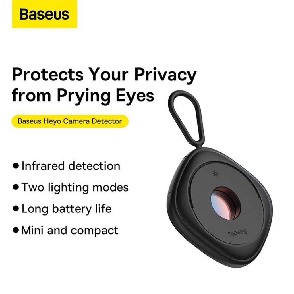BASEUS Heyo Camera Detector Mini Travel Hotel Hidden Camera Finder Spy Camera Infrared Detector