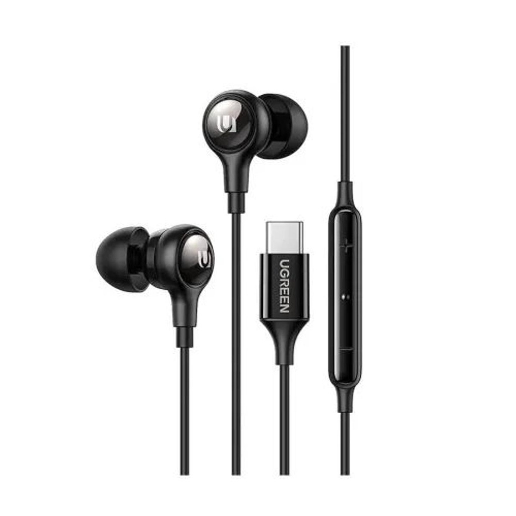 Ugreen USB C Headphones Wired in-Ear Earbuds with Microphone and Volume Control Noise Isolation Type C Earphones C Port Earbuds