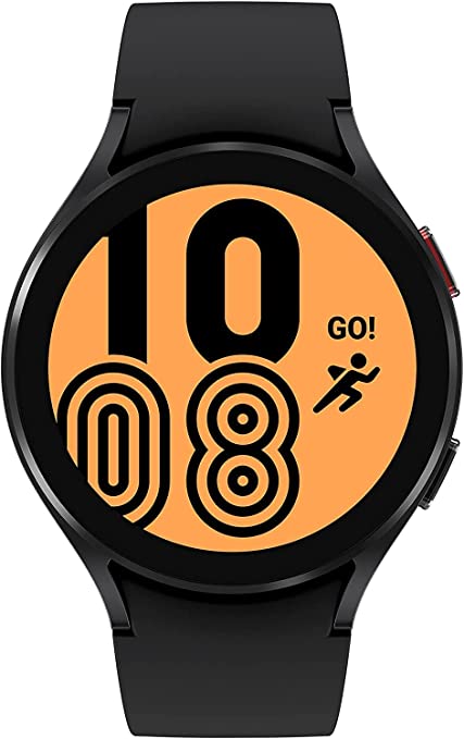 SAMSUNG Galaxy Watch 4 44mm Smartwatch with ECG Monitor Tracker for Health, Fitness, Running, Sleep Cycles, GPS Fall Detection, Bluetooth, US Version, Black