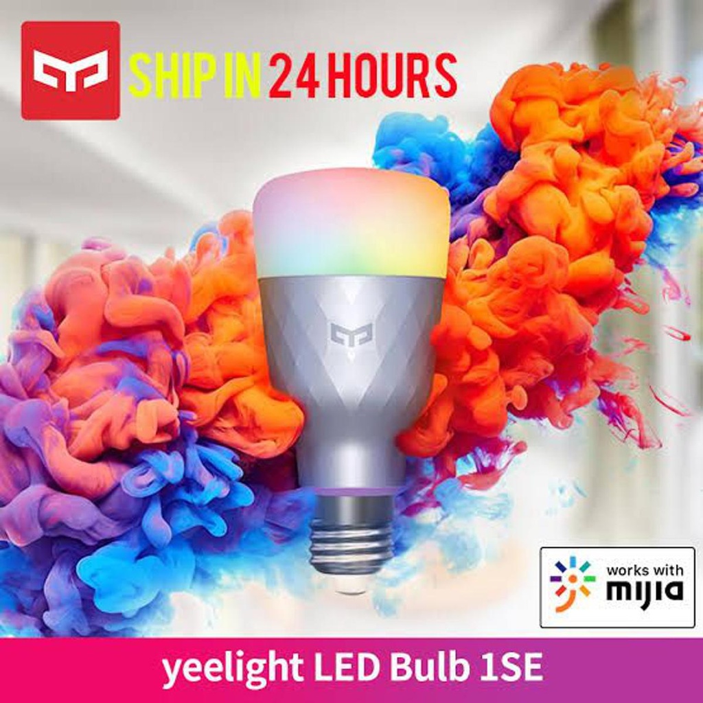 Xiaomi YEELIGHT World's best Smart Light RGB Wifi LED 16 Million Color Buld 1SE - Innovative Design