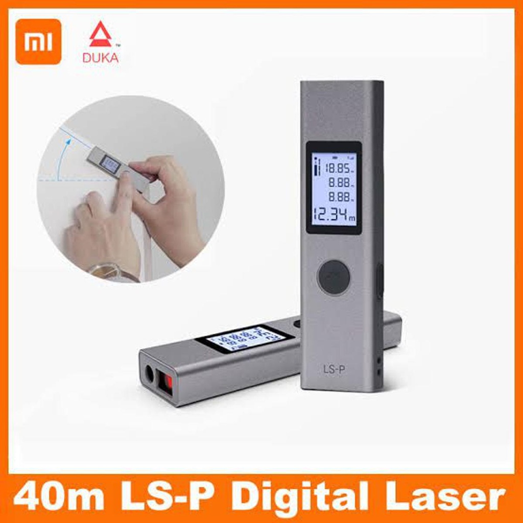 Xiaomi DUKA Laser Range finder 40m LS-P Portable USB High Precision Measurement