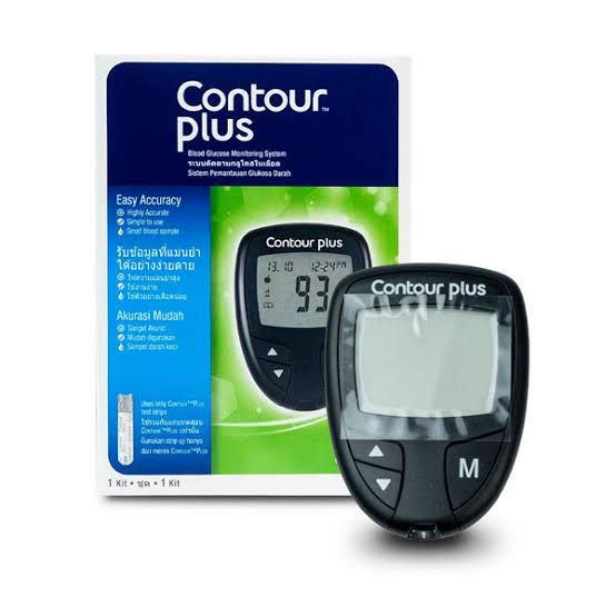 Contour Plus Blood Glucose Monitoring System, Diabetics Test Machine
