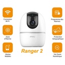 Imou Ranger 2 by Dahua - International Presents Durable and Longible - 2 Smart Night Vision WiFi IP CCTV Wireless Camera - Super Resolution Security