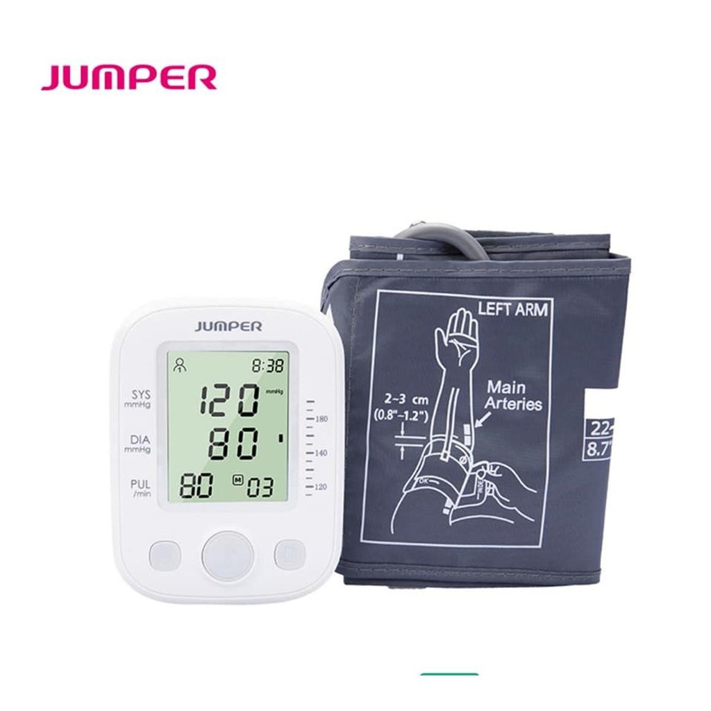 German Tech Jumper Electronic Blood Pressure Monitor With 2 Year Replacement Warranty by Honestime