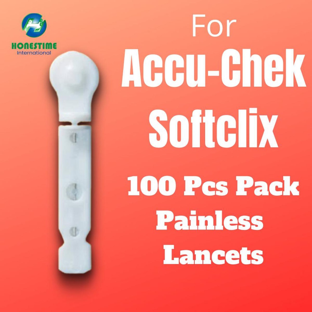 Sterile Soft Painless Lancet for Accu Chek  100 pcs (Box)