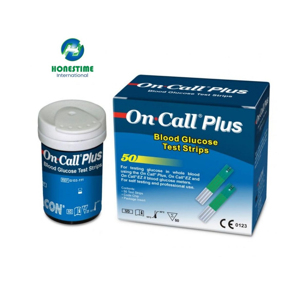 On Call Plus 50 Pcs Strip 1 year - 2 years Validity For OnCall Plus /OnCall/ On Call EZ|| by HONESTIME