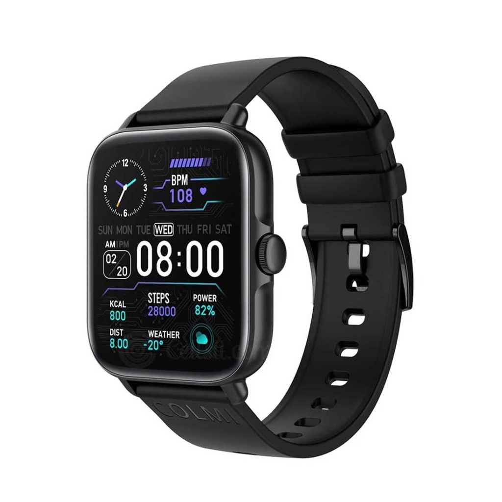 COLMI P28 Plus Smart Watch 1.69 inch HD Display 28 Sport Modes Heart Rate Monitor Blood Oxygen Measurement IP67 Sweat Proof Smart Watch