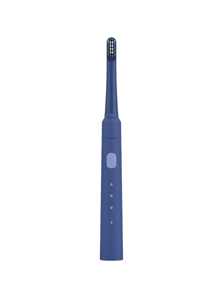 Realme N1 Sonic Electric Toothbrush Premium Quality Duopont 99.99% Antibacterial Food Grade , 1 time Charge 65 times use Expiry indicating Blue bristle 2000 rpm IP67 Water resistant