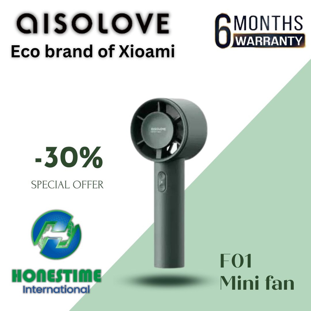 Solove aisolove by Xiaomi F01- Fan Turbine Mini hand fan 2000 mAh Battery