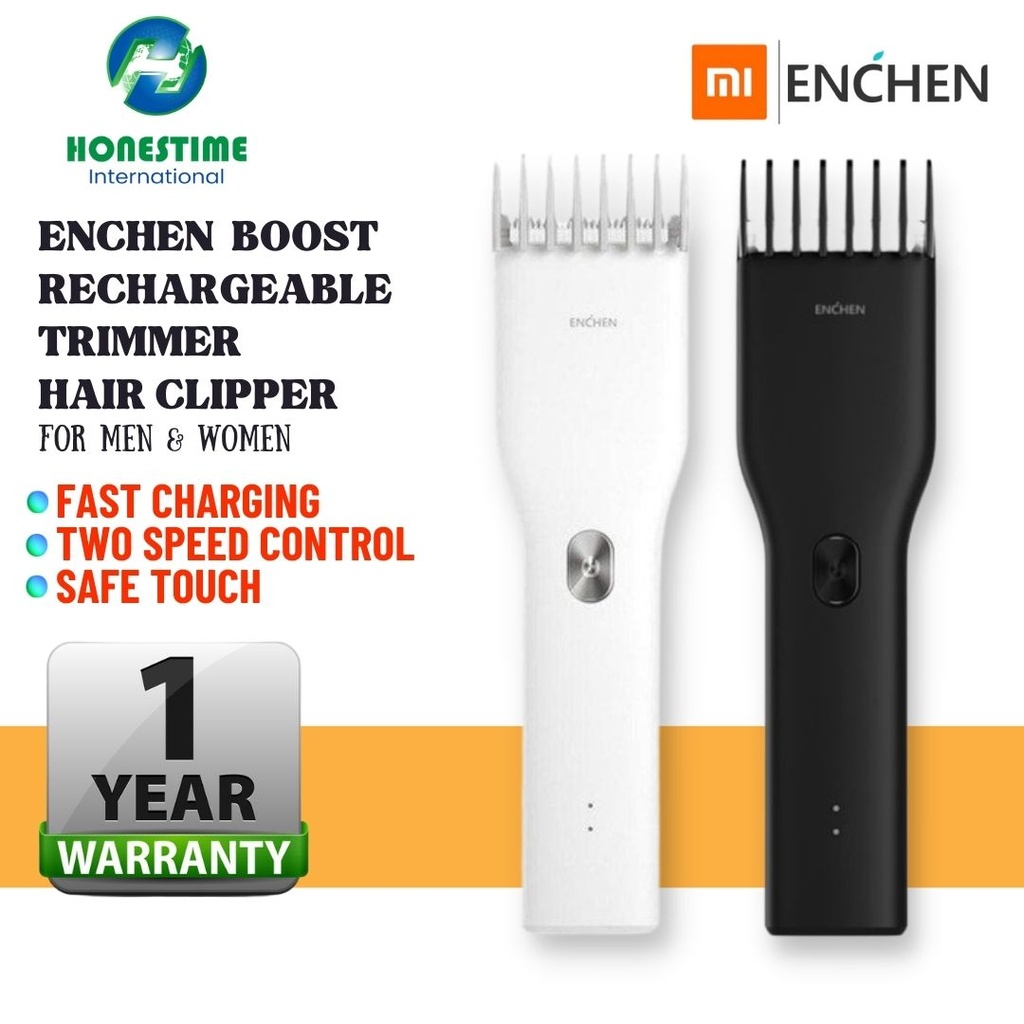 Xiaomi ENCHEN Boost Rechargeable Trimmer by Xiaomi Eco-chain for Men & Women with 1-Year Warranty by Honestime