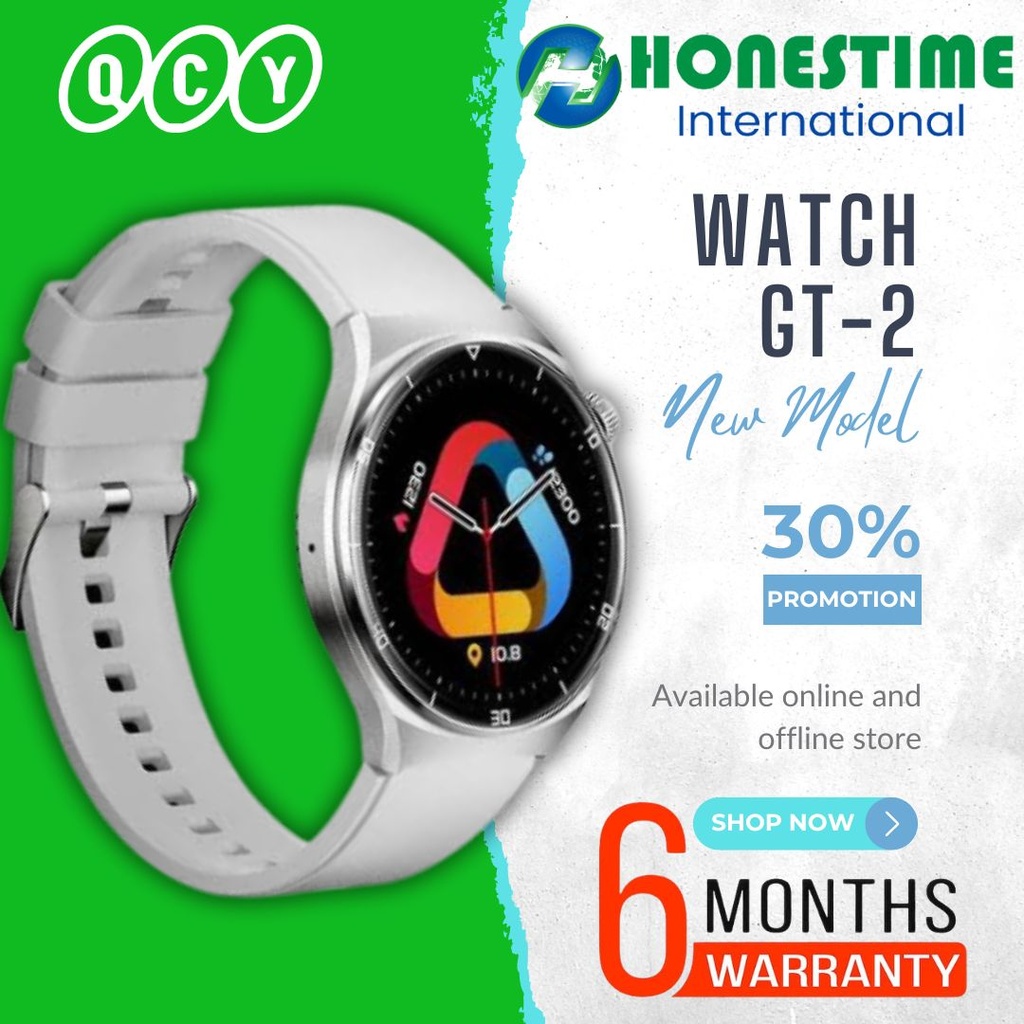 QCY Watch GT 2 Smart Watch Retina AMOLED Display