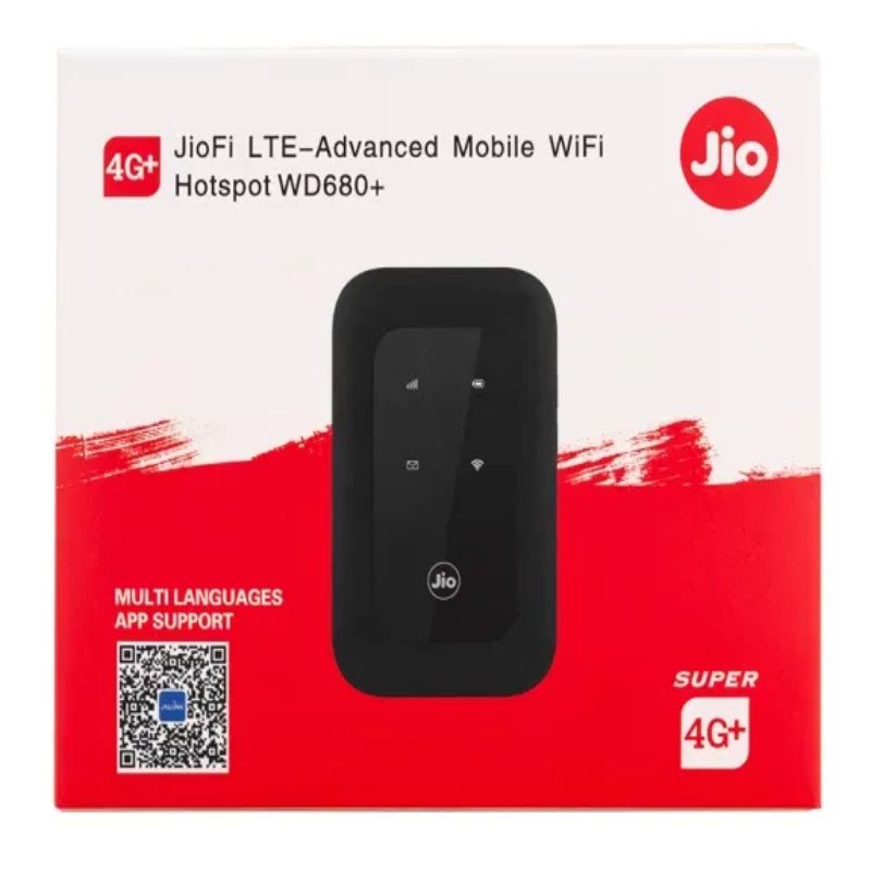 JioFi 4G+ LTE+ -Advanced Mobile Hotspot Pocket Router