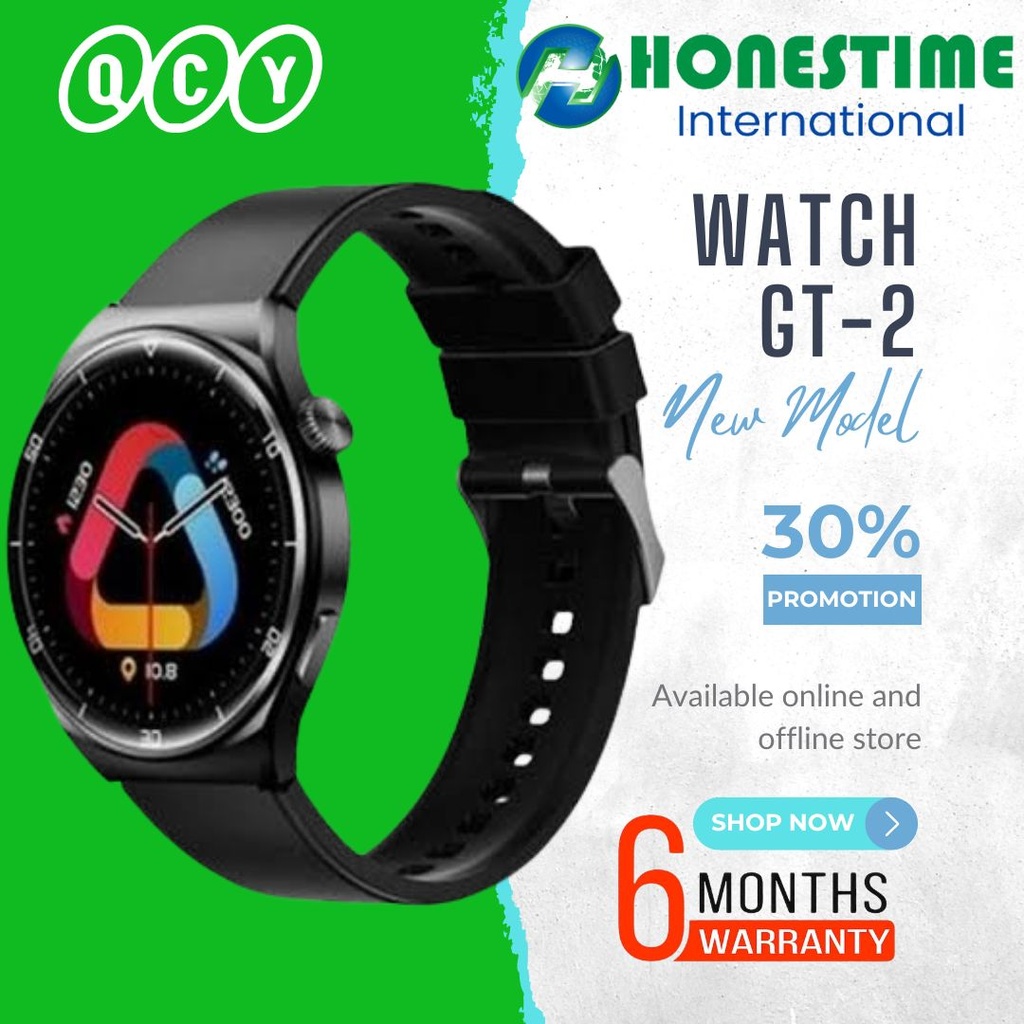 QCY Watch GT 2 Smart Watch Retina AMOLED Display
