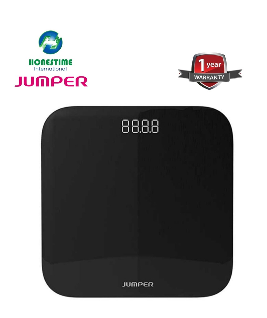 JUMPER Official JPD BS-200 High Precision Double Tempered Glass Digital Body Weight Scale Device | 1 Year full Replacement Warranty by HONESTIME