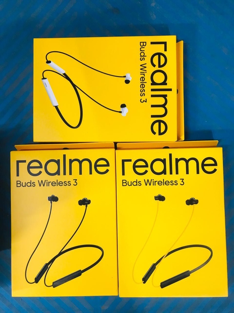 Realme Buds Wireless 3 Neckband with Active Noise Cancellation Neck Band Earbuds Ear phone