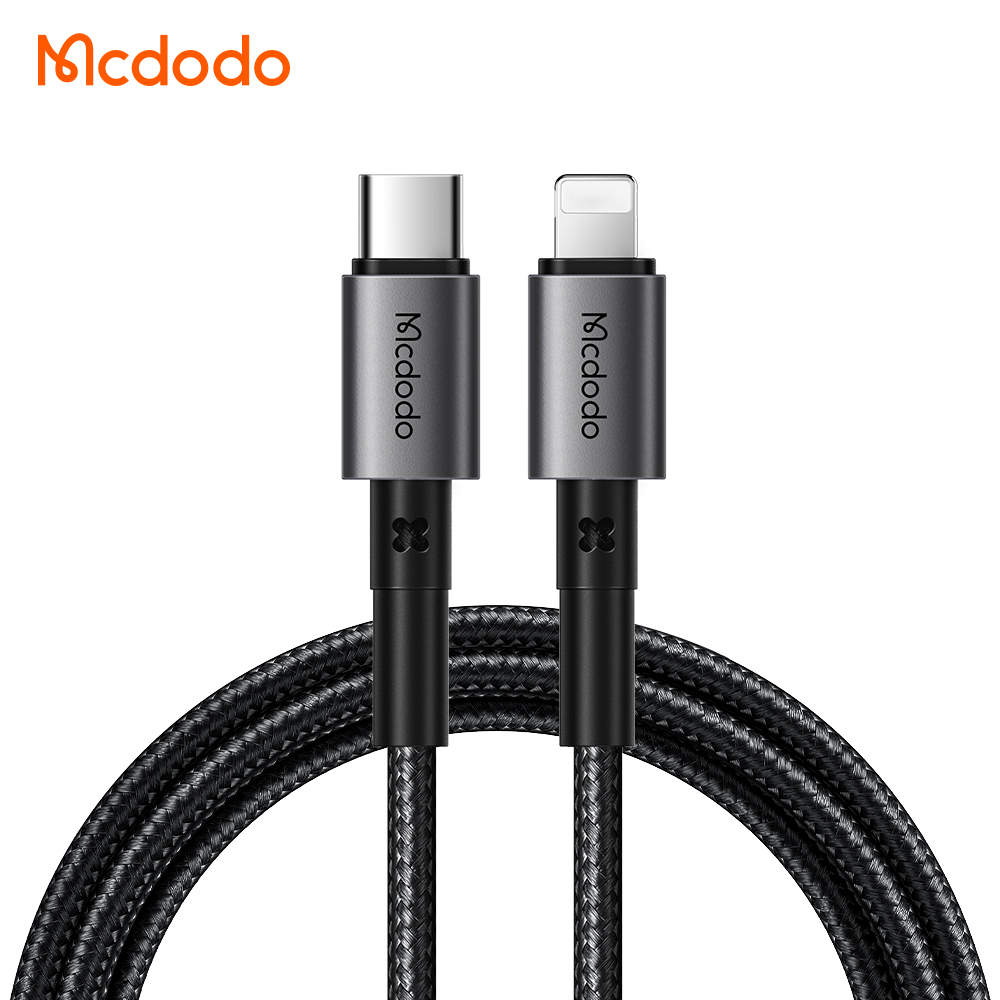 MCDODO CA285 36W TYPE-C TO LIGHTNING DATA CABLE 1.2M - BLACK